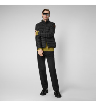 Save The Duck para homem. Alexander Coat preto Save The Duck