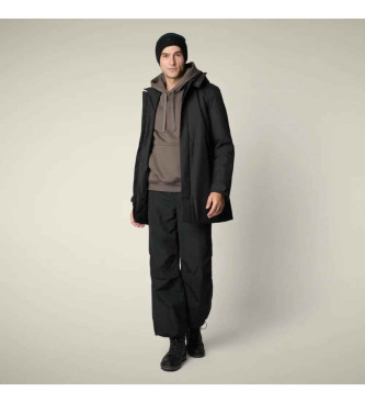 Save The Duck para hombre. D41584M-WOLT21 Parka Sid negro (XL), Casual, Poliamida