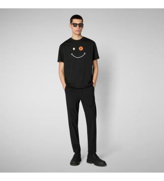 Camiseta Darlan negro (XXL), Casual, Algodón, Manga corta