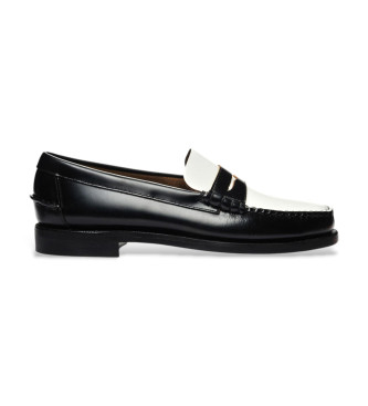 Sebago para hombre. 7000300 Mocasines de Piel Clásicos negro (42), Plano, Ninguno, Casual, Fiesta
