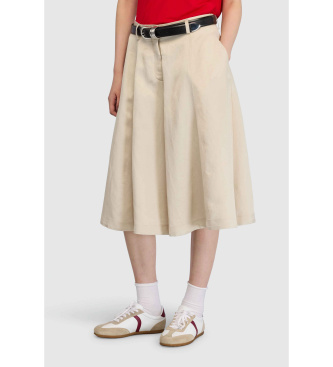 Semicouture para mujer. S6SM18 Bermudas Breana beige (42), Casual, Lino