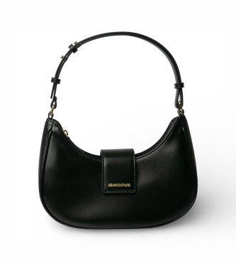 Semicouture para mujer. CNTX24 Bolso Hago negro (OSFA), Casual, Poliuretano