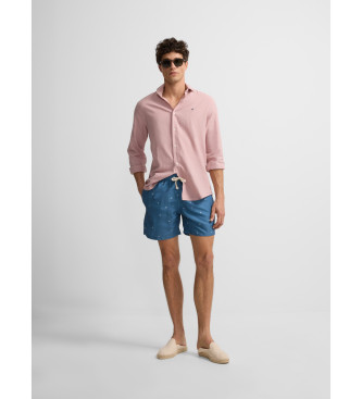 Silbon für Herren. 131101 Blaue Mini-Jacke Badeanzug (S), Strandbekleidung, Polyester