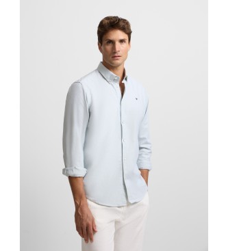 Silbon para hombre. 134129 Camisa sport oxford raqueta verde (XXL), Casual, Algodón, Manga larga