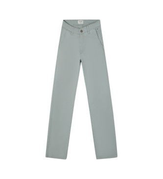Silbon für Herren. 131178 Lässige Chino-Sporthose grün (38), Baumwolle