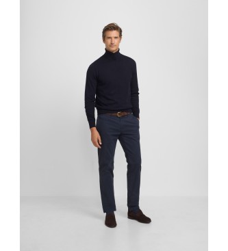 Silbon para hombre. 133612 Pantalón chino casual marino (48), Algodón