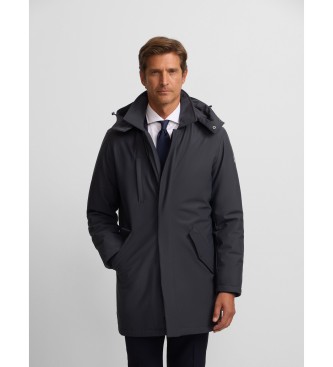 Silbon para hombre. 133671 Parka técnica tailoring marino claro (XL), Casual, Poliamida
