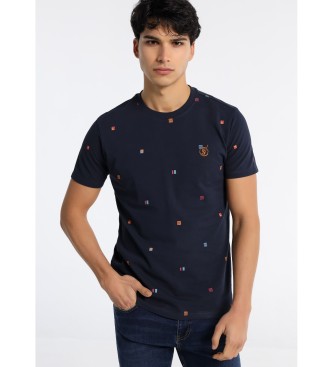Six Valves para homem. SEIS VÃLVULAS - Mini impressão Camiseta Manga