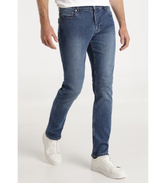 Six Valves para hombre. 500101672 Jeans Cross Stone azul (42), Casual, Algodón, Denim