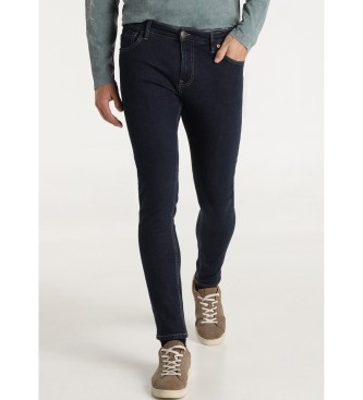 Six Valves para hombre. 500121532 Jeans Dark marino (31), Casual, Algodón, Denim