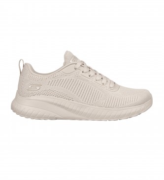 Skechersvoor vrouwen. 117209 Bobs Squad Chaos naakt trainers (41), Stof, Plat, 1 tot 3 cm, Veters, Casual, Sportief, Running, Meerdere sport