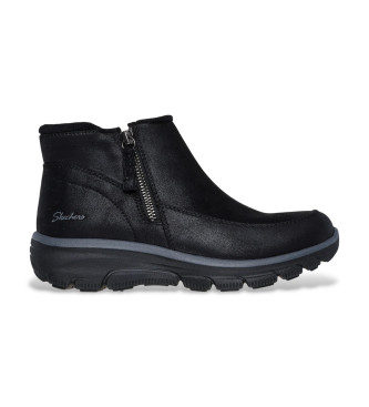 Skechers Para Mulher. 168031 Botins Relaxed Fit Easy Going Into Fall Preto (40), Tecido, 3 A 5Cm, ZíPer, Casual-image