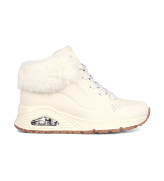 Skechers Para Mujer/NiñA. 310539L Botines Uno Fall Air Blanco Roto (33), Plano, Cremallera, Casual, Moda Infantil-image