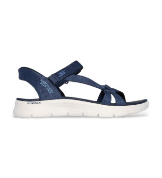 Skechers för kvinnor. 141481 Sandaler Go Walk Flex blå (41), Karta, Kardborreband, Casual, Deportivo, Strandkläder, Multisport