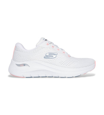 Skechers para mujer. 150051 Zapatillas Arch Fit 2.0 blanco (40), 3 a 5cm, Cordones, Casual, Deportivo, Running, Multideporte
