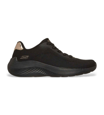 Skechers para mujer. 117679 Zapatillas Bobs Squad Waves negro (36), Plano, Cordones, Casual, Deportivo, Multideporte