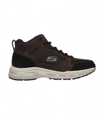 Skechers para hombre. 51895 Zapatillas abotinadas de ante Oak Canyon Ironhide marrón (41), Piel, Cordones, Casual, Deportivo, Outdoor