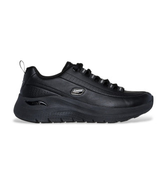 Skechers For Woman. 150061 Leather Sneakers Arch Fit 2.0 Star Bound Black (41), 3 To 5 Cm, Laces, Casual