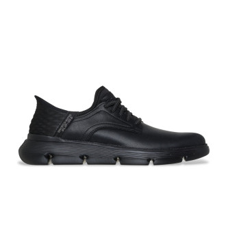 Skechers para hombre. 205046 Zapatillas de Piel Slip-ins Garza Gervin negro (40), Plano, Cordones, Casual