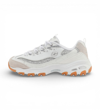 Skechers Per Donna. 150724 Sneakers D'Lites Stellar Shimmer Bianche (41), Bianco, Basso, Stringhe, Casual-image