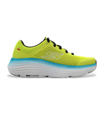 Skechers para hombre. 220613 Zapatillas Max Cushioning Endeavour lima (46), Plano, Cordones, Casual, Verde, Amarillo
