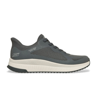 Skechers para hombre. 118423 Zapatillas Slip-ins Bobs Sport Squad Chaos 4 gris azulado (40), Plano, Cordones, Casual