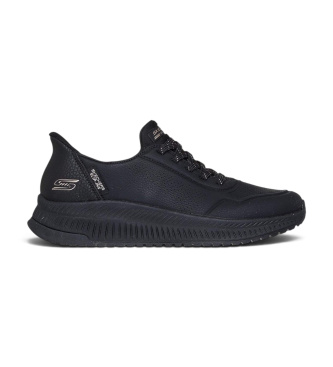 Skechers para mujer. 117740 Zapatillas Slip-Ins: BOBS Squad 4 - Key Look negro (36), Plano, Cordones, Casual