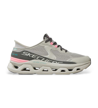 Skechers para mujer. 150510 Zapatillas Slip-ins Glide Step Altus gris (41), Plano, Cordones, Casual, Multideporte