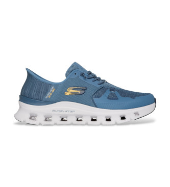 Skechers para hombre. 232930 Zapatillas Slip-ins Glide Step Pro azul (43), Plano, Cordones, Casual