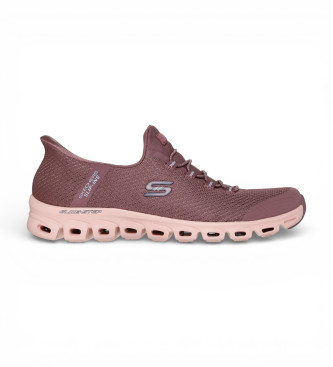 Skechers para mujer. 104557 Zapatillas Slip-Ins Glide Step Vibey burdeos (41), Plano, Cordones, Casual