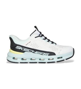 Skechers para mujer/niña. 303654L Zapatillas Slip-ins Glide Step Vista Lane blanco (36), 3 a 5cm, Cordones, Casual, Deportivo, Multideporte,