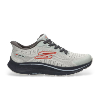 Skechers para hombre. 220887 Zapatillas Slip-ins Go Run Consistent 2.0 Lockhart gris (46), Plano, Cordones, Casual