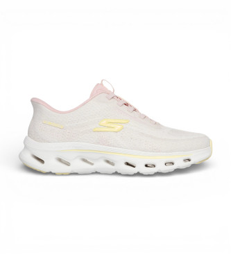 Skechers para mujer. 125144 Zapatillas Slip-ins Go Walk Glide Step 2.0 rosa (39), 3 a 5cm, Cordones, Casual, Running, Multideporte