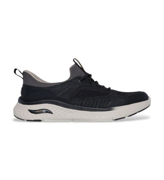 Skechers para hombre. 205340 Zapatillas Slip-ins Relaxed Fit Arch Fit Crosser Emeric negro (40), Plano, Cordones, Casual