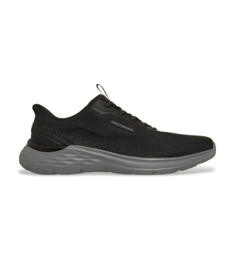 Skechers para hombre. 211369 Zapatillas Slip-ins Relaxed Fit Garner Ellis negro (43), Plano, Cordones, Casual