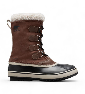 Sorelvoor Mannen. 2114071256 Leren Laarzen 1964 Pac Bruin (41), Leer, Plat, Veters, Casual, Buiten