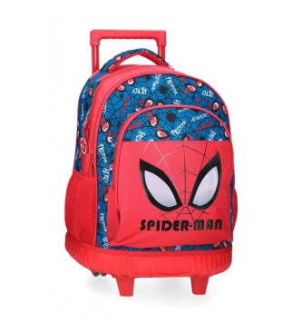 Joumma Bags unisex para niños. 4252941 Mochila con ruedas Spiderman Authentic rojo (OSFA), Casual, Poliéster, moda infantil, Joumma Bags out