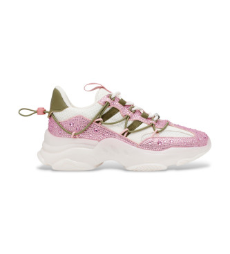 Steve Madden para mujer. SM19000109 Zapatillas Magneto-R-E rosa (36), 1 a 3cm, Cordones, Casual