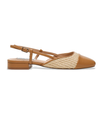 Steve Madden para mujer. SM11002823 Sandalias Belinda marrón (36), Plano, Hebilla, Casual