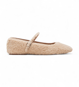Steve Madden para mujer. SM11003244 Bailarinas Vinetta-F beige (40), Plano, Hebilla, Homewear