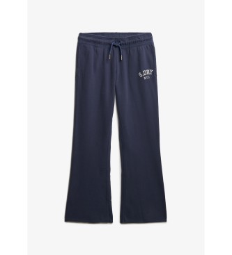 Superdry para mujer. W7011277A Pantalón Athletic Emb Flare Jogger marino (XS), Casual, Algodón