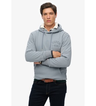 Superdry para hombre. M2014091A Sudadera Athletic Ess azul (M), Casual, Algodón, Manga larga