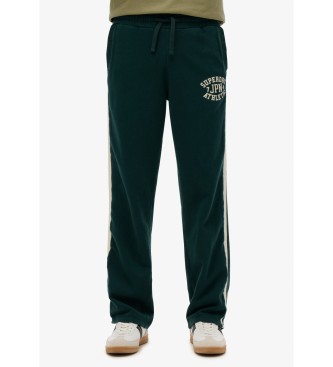 Superdry para hombre. M7011396A Pantalón Jogger Athletics verde (XXL), Casual, Algodón