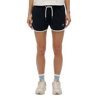 Superdry para mujer. W7110479A Shorts Athletic Essential Retro marino (XS), Casual, Algodón