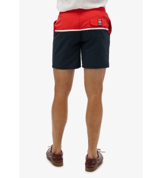 Superdry para hombre. M3010249A Bañador de 43,2 cm con logotipo náutico marino (S), Beachwear, Poliéster Reciclado, Sostenible 2