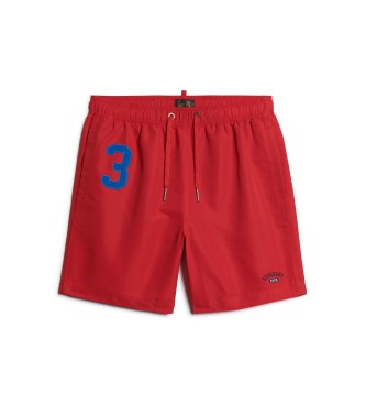Superdry für Herren. M3010235A Bademode aus recyceltem Material rot (M), Strandbekleidung, Recyceltes Polyester, Nachhaltig