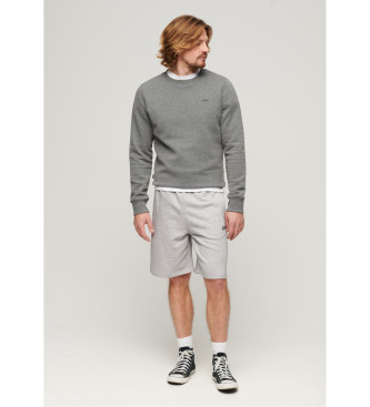 Bermudas Logotipo Essential gris (S), Casual, Algodón, Superdry outlet 2024.