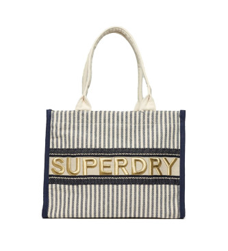 Superdry för kvinnor. W9110381A Luxe tygväska marinblå (OSFA), Casual, Bomull, Marino