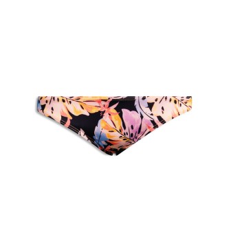 Superdry Braguita de bikini clásica estampada negro