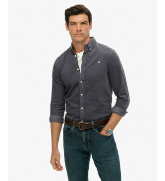 Superdry Para Hombre. M4011044A Camisa Classic Needle Cord Marino (Xl), Casual, AlgodóN, Manga Larga-image